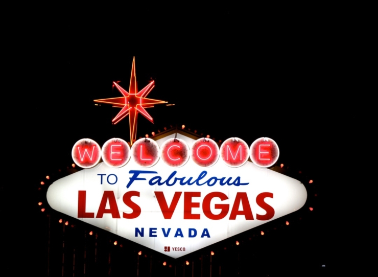 Picture of the las vegas sign